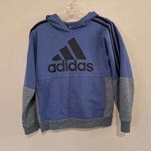 Adidas Kids Hoodie in Blue and Gray size Youth MEDIUM